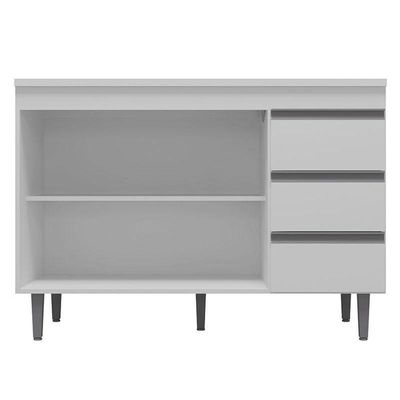 Balcão De Pia Andréia 120 Cm Branco – Ajl