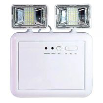 Luminária de Emergência 2 Faróis Lâmpada Led