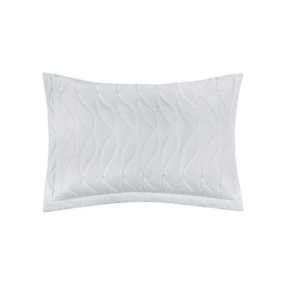 Porta Travesseiro Toque Acetinado Altenburg Branco UN / Branco