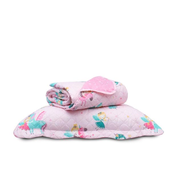 Kit Cobre Leito Casual Kids Solteiro Appel Rosa UN / Rosa