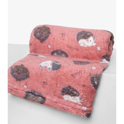 Manta Infantil Microfibra Bene Casa Rosa UN / Rosa