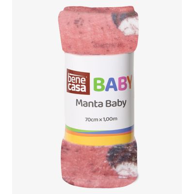 Manta Infantil Microfibra Bene Casa Rosa UN / Rosa