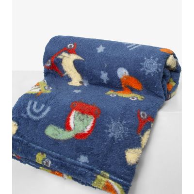 Manta Infantil Microfibra Bene Casa Azul UN / Azul