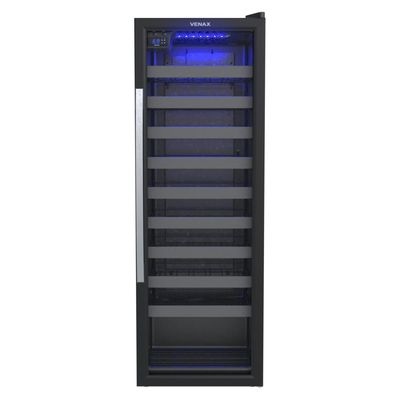 Adega de Vinhos Venax 50 Garrafas Piubella Preto 110v