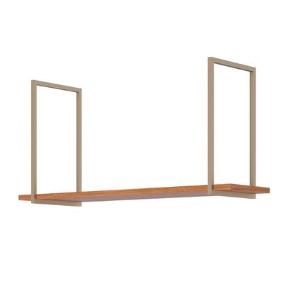 Prateleira De Cozinha Suspensa Divina 125cm Cinamomo - Mgm
