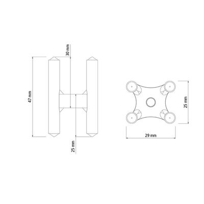 Espacador Cadeirinha 25x30mm P-ferro Tramontina