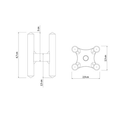 Espacador Cadeirinha 25x30mm P-ferro Tramontina