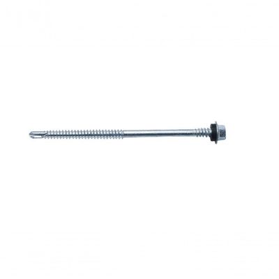 Parafuso Auto Brocante Zincado Para Telha Sanduiche - 12-14x3.1/4 - 5,5x83mm - 800 Peças
