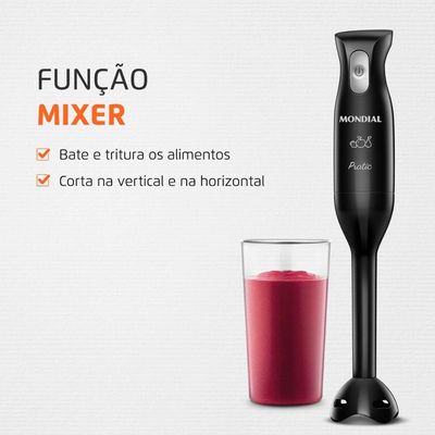 Mixer Mondial 2 Em 1 M-15-B Preto 220V