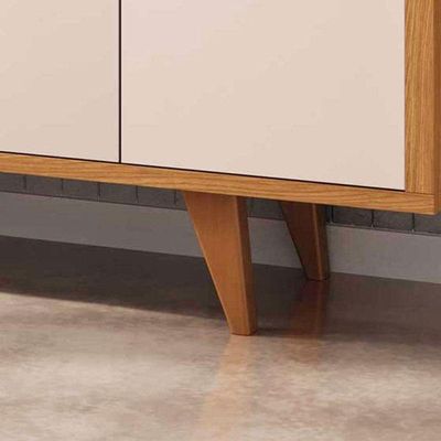 Buffet Ambiente Melodia Off White Cinamomo - Hb Móveis