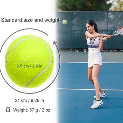 Bola De Tenis Championship Bolsa 12 Bolinhas Verde Kit Mala Transporte Treino Werkon
