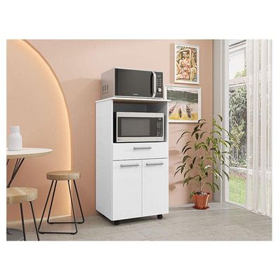 Balcão Multiuso Duetto Duplo Forno Branco Supremo - Kits Paraná