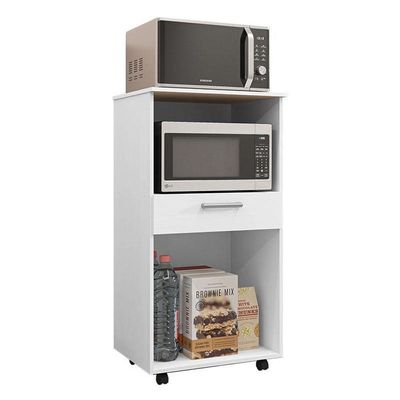 Balcão Multiuso Duetto Duplo Forno Branco Supremo - Kits Paraná