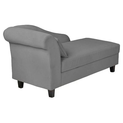 Recamier Diva França 1,40m Suede Cinza - Inova Decor