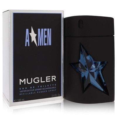 Perfume Masculino Angel (rubber) Thierry Mugler 100 Ml Eau De Toilette Refil