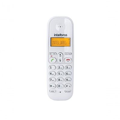 Telefone Sem Fio Intelbras Ts 3110 Branco-vermelho 4123101