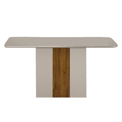 Mesa De Jantar Doha 120x80 Off White Decor Off – Leifer Móveis
