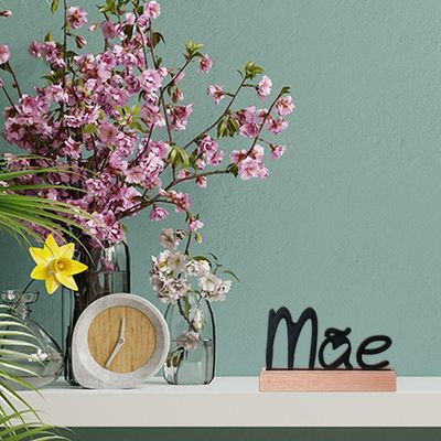 Frase Palavra De Mesa Em Mdf Com Base De Madeira De Pino Mãe