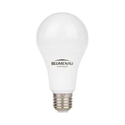 Lâmpada Led Bulbo A60 15w Blumenau E27 Bivolt 3000k Quente