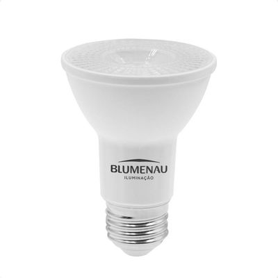 Kit 6 Lâmpada Led Par 20 8w E27 Bivolt Blumenau 2700k Quente