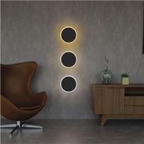 Arandela Moderno Led Taschibra Optic Circle 3 Em 1 Bivolt Preto