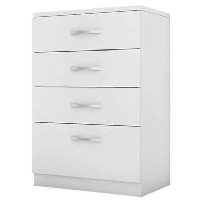 Cômoda Astral E Guarda Roupa Solteiro Ecom 2 Branco Flex - Demóbile