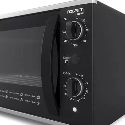 Forno Elétrico De Bancada 40 Litros - Top 40 - Preto - Fogatti 127v