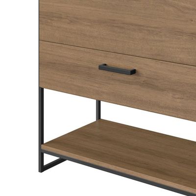 Conjunto Armário De Banheiro Com Pia Lavatório Industrial Mel