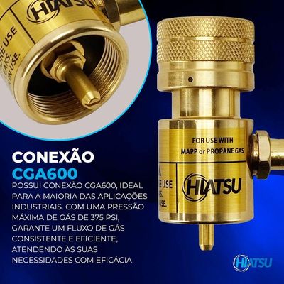 Maçarico Portátil Bico Duplo +gás Map 1 Unidade