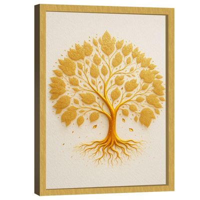 Quadro Decorativo árvore Do Ouro