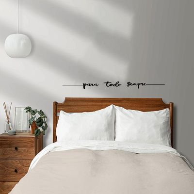 Palavra Decorativa Mdf Corte Laser Modelo 3 Preto