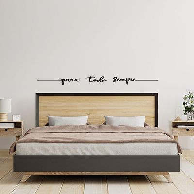 Palavra Decorativa Mdf Corte Laser Modelo 3 Preto