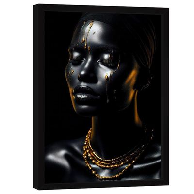Quadro Decorativo Beleza Africana
