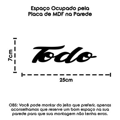 Palavra Decorativa Mdf Corte Laser Modelo 2 Cru