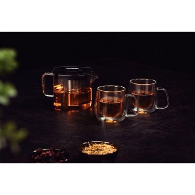 Conjunto De Xícaras Tramontina Para Chá E Cappuccino 200ml 2 Peças Tramontina