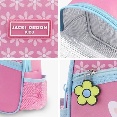 Kit Lancheira Térmica 4750ml Com Garrafa Infantil 460ml - Jacki Design Rosa