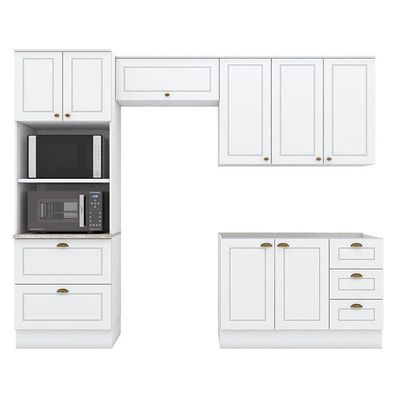 Cozinha Modulada Americana 4 Peças Branco Hp – Henn