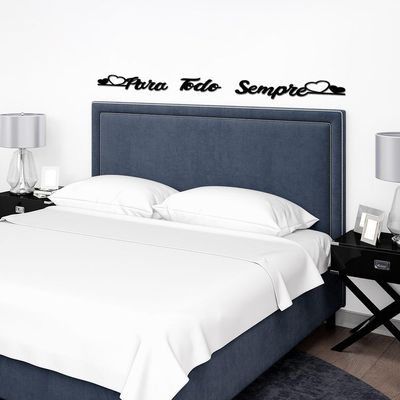 Palavra Decorativa Mdf Corte Laser Modelo 2 Preto