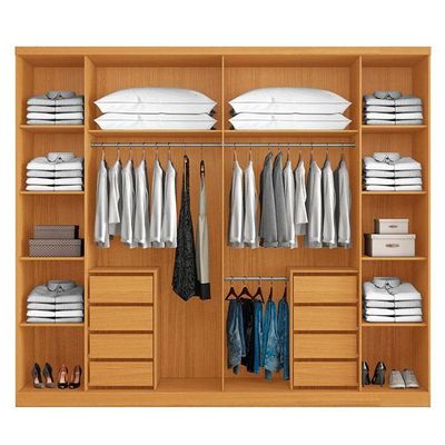 Guarda Roupa Casal Canadá 2030290 Cinamomo Off White - Aramóveis