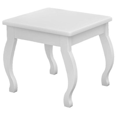 Banqueta Para Penteadeira Branco ? Luapa Móveis
