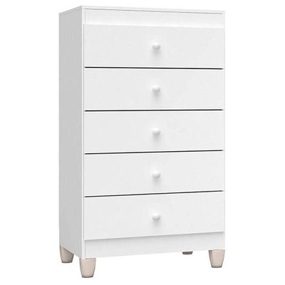 Berço Americano Mirelle E Cômoda Gaveteiro Ternura Baby Branco Brilho - Incorplac