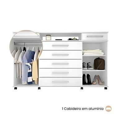 Cômoda London Branco Brilho - Demóbile