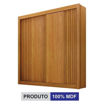 Guarda Roupa Solteiro 2 Portas Milano Cinamomo – Leifer Móveis