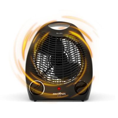 Aquecedor Britânia 2 Em 1 Com 3 Níveis De Potência AB1500P 110V