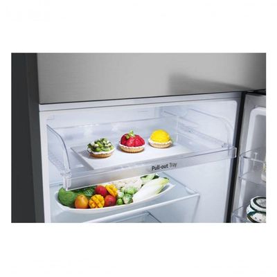 Geladeira LG Frost Free Inverter 375L Duplex Inox Look GN-B372PFM2 220V