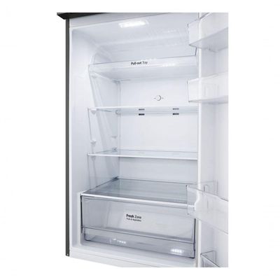 Geladeira LG Frost Free Inverter 375L Duplex Inox Look GN-B372PFM2 220V