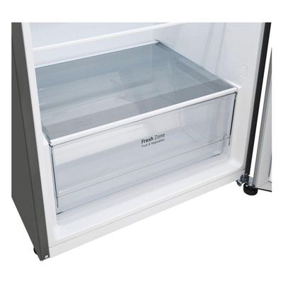 Geladeira LG Frost Free Inverter 375L Duplex Inox Look GN-B372PFM2 220V