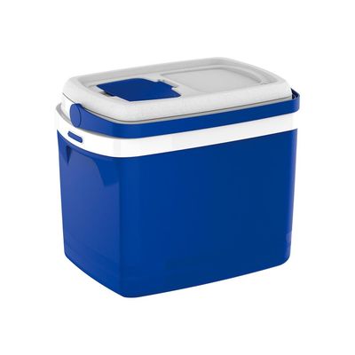 Caixa Térmica Cooler 32L com tampa de acesso rápido Azul Tropical Soprano