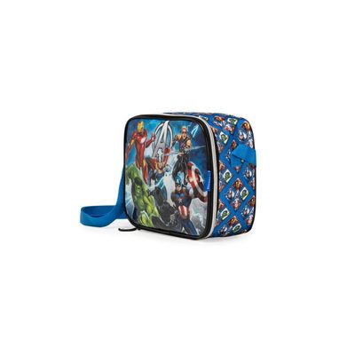 Lancheira Térmica Infantil Masculina Vingadores Azul U / Azul