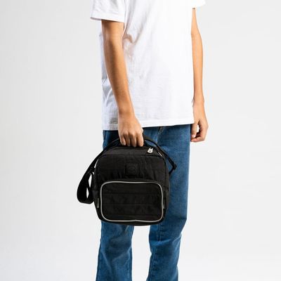 Lancheria Térmica Juvenil Masculina Color Block Preto U / Preto